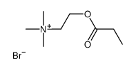 trimethyl[2-(1-oxopropoxy)ethyl]ammonium bromide Structure