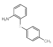 Benzenamine,2-[(4-methylphenyl)thio]- Structure