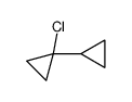 1-chloro-1-cyclopropylcyclopropane结构式