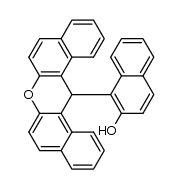 14-(2-hydroxynaphthyl)-14H-dibenzo[a,j]xanthene结构式