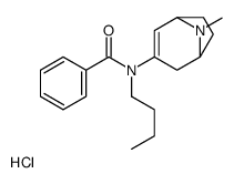 N-butyl-N-(8-methyl-8-azabicyclo[3.2.1]oct-3-en-3-yl)benzamide,hydrochloride结构式