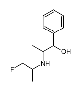 Benzenemethanol, alpha-(1-((2-fluoro-1-methylethyl)amino)ethyl)-结构式