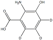 3-Hydroxyanthranilic Acid-d3 structure