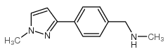 n-methyl-4-(1-methyl-1h-pyrazol-3-yl)benzylamine structure