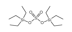 Bis[triethylsilyl] sulfate Structure