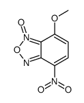 4-methoxy-7-nitro-3-oxido-2,1,3-benzoxadiazol-3-ium结构式