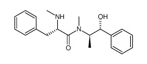 (S)-N-((1R,2R)-1-hydroxy-1-phenylpropan-2-yl)-N-methyl-2-(methylamino)-3-phenylpropanamide Structure