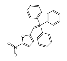 (5-nitro-furan-2-ylmethylene)-triphenyl-λ5-phosphane Structure