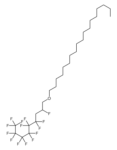 1-(2,4,4,5,5,6,6,7,7,8,8,9,9,9-tetradecafluorononoxy)octadecane结构式