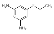 2,6-Pyridinediamine,4-(ethylthio)- Structure