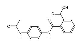 N-(4-acetylamino-phenyl)-phthalamic acid Structure