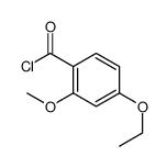 Benzoyl chloride, 4-ethoxy-2-methoxy- (9CI) Structure