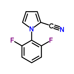 1-(2,6-Difluorophenyl)-1H-pyrrole-2-carbonitrile Structure