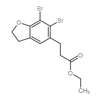 Ethyl 3-(6,7-Dibromo-2,3-Dihydrobenzofuran-5-Yl)Propanoate structure
