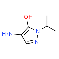 1H-Pyrazol-5-ol,4-amino-1-(1-methylethyl)-(9CI) structure