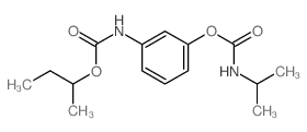 [3-(butan-2-yloxycarbonylamino)phenyl] N-propan-2-ylcarbamate结构式