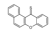 benzo[a]xanthene-12-thione结构式