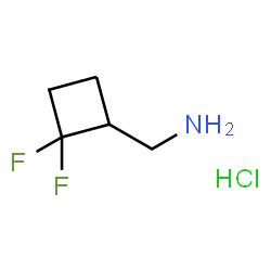 (2,2-二氟环丁基)甲胺盐酸盐结构式