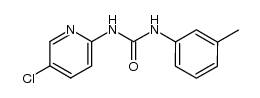 1-(5-chloro-pyridin-2-yl)-3-m-tolyl-urea结构式
