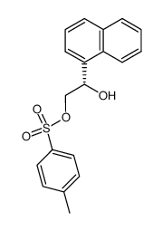 (S)-(+)-1-(1-naphthyl)-2-(p-toluenesulfonyloxy)ethanol Structure