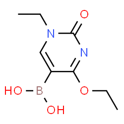 Boronic acid, (4-ethoxy-1-ethyl-1,2-dihydro-2-oxo-5-pyrimidinyl)- (9CI)结构式