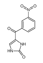 4-(3-nitro-benzoyl)-1,3-dihydro-imidazol-2-one structure