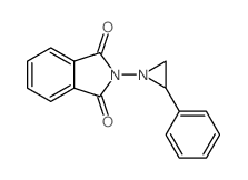 1H-Isoindole-1,3(2H)-dione,2-(2-phenyl-1-aziridinyl)- structure