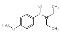 4-甲氧基苯基(二乙氨基)氯化磷结构式