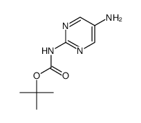 Carbamic acid, (5-amino-2-pyrimidinyl)-, 1,1-dimethylethyl ester (9CI) Structure