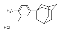 4-(1-ADAMANTANYL)-2-METHYLANILINE HYDROCHLORIDE结构式