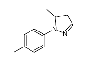 3-methyl-2-(4-methylphenyl)-3,4-dihydropyrazole结构式