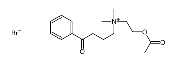 2-acetyloxyethyl-dimethyl-(4-oxo-4-phenylbutyl)azanium,bromide Structure