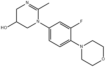 5-Pyrimidinol, 1-[3-fluoro-4-(4-morpholinyl)phenyl]-1,4,5,6-tetrahydro-2-methyl- picture
