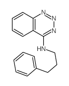 1,2,3-Benzotriazin-4-amine,N-(3-phenylpropyl)- Structure