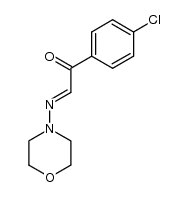 4'-Chloro-α-(morpholinoimino)acetophenone结构式