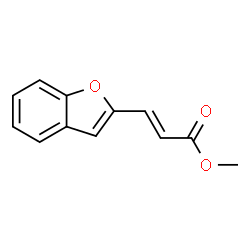 3-BENZOFURAN-2-YL-ACRYLIC ACID METHYL ESTER Structure