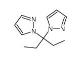 1,1'-(1-ethylpropylidene)bis-1H-pyrazole结构式