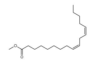 Methyl-cis-9,cis-12-heptadecadienoat结构式