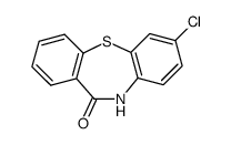 7-chlorodibenzo<1,4>thiazepin-11(10H)-one Structure