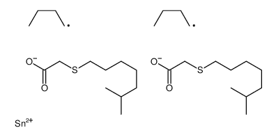 [dibutyl-[2-(6-methylheptylsulfanyl)acetyl]oxystannyl] 2-(6-methylheptylsulfanyl)acetate Structure