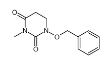 3-methyl-1-phenylmethoxy-1,3-diazinane-2,4-dione结构式