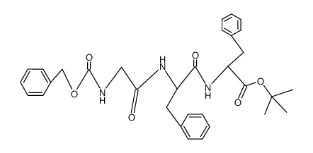 Z-Gly-Phe-Phe-O(t-Bu)结构式