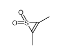 2,3-dimethylthiirene 1,1-dioxide结构式