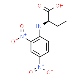 2-(2,4-dinitroanilino)butanoic acid结构式