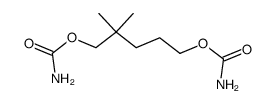 2,2-DIMETHYLPENTANE-1,5-DIYL DICARBAMATE结构式