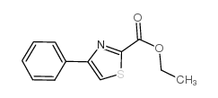 4-苯基噻唑-2-甲酸乙酯结构式