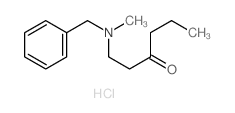 1-(benzyl-methyl-amino)hexan-3-one Structure