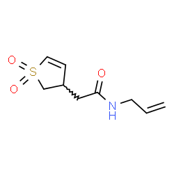 3-Thiopheneacetamide, 2,3-dihydro-N-2-propenyl-, 1,1-dioxide (9CI) Structure