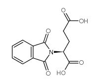 N-phthaloyl-L-glutamic acid structure