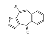 10-bromo-4H-benzo[4,5]cyclohepta[1,2-b]thiophene-4-one结构式